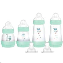 Kit com 4 Mamadeiras EASY START GIFT SET Anticolica 130/160/260 Azul MAM