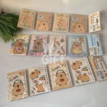 Kit com 4 Mini Bloco de Anotação Fofo 40 Folhas - Interponte / WX Gift