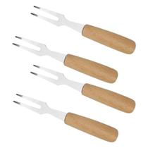 Kit Com 4 Mini Garfos Para Petiscos Mimo Style Kit Com 4 Mini Garfos Para Petiscos Mimo Style