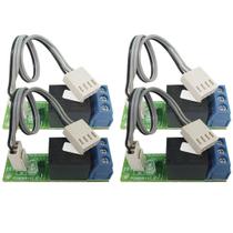 Kit Com 4 Módulos Rele Ppa Ligação Travas Sinaleira Portão Automatico