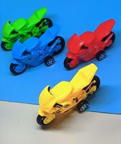 Kit Com 4 Motos de Brinquedo Corrida Miniatura Infantil para Crianças Motinha Plastico Coloridas Coleção