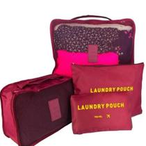 Kit Com 4 Necessaire de Viagem