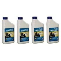 Kit Com 4 Óleos Ms Lub Schulz Lubrificantes Para Compressor De Pistão 1 Litro