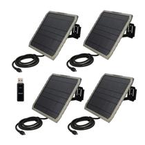 Kit com 4 Painéis Solares Stealth Cam FieldMAX de 10 Polegadas Kit com 4 Painéis Solares Stealth Cam FieldMAX de 10 Polegadas
