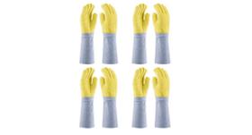 Kit Com 4 Pares De Luva Kevlar - 1522 - Promat / Luvamac