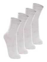 Kit com 4 Pares de Meias Cano Longo Lupo 4575-088 Kit com 4 Pares de Meias Cano Longo Lupo 4575-088