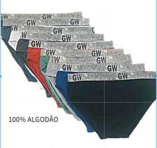 kit com 4 pecas Cueca Masculina 100% Algodão Slip Tradicional do P ao GG. kit com 4 pecas Cueca Masculina 100% Algodão Slip Tradicional do P ao GG.