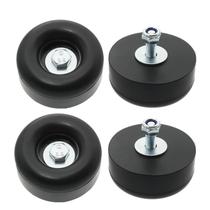 Kit com 4 pés de borracha reforçados 6,5 cm com absorção de choque Kit com 4 pés de borracha reforçados 6,5 cm com absorção de choque