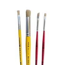 Kit com 4 Pinceis Para Pintura em Tecido