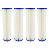 Kit Com 4 Plissado Lavável Cavalete 10 X 2 1/2 5 Micras