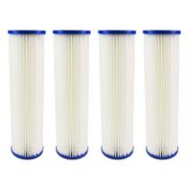 Kit Com 4 Plissado Lavável Cavalete 10 X 2 1/2 5 Micras Kit Com 4 Plissado Lavável Cavalete 10 X 2 1/2 5 Micras