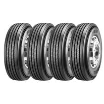Kit com 4 pneus pirelli fr88-275/80r22.5 149/146m-liso