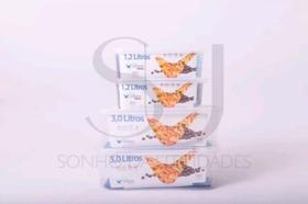 kit com 4 potes Volare. 2 potes de 1,2 L/ 2 potes Volare 3,0 L/Material livre de BPA/Presidio.