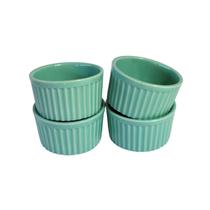 Kit com 4 Ramekins de Porcelana