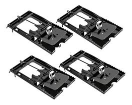 Kit Com 4 Ratoeiras De Aço Tradicional Pega Ratos Armadilha