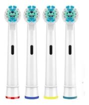 Kit Com 4 Refil Compatível Escova Elétrica Oral Braun