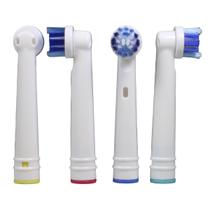 Kit com 4 Refil Compatível Precision Clean para Escova Elétrica OralB Braun Genius X 8000 Vitality Pro Saude Expert Power 2000 5000 Series 1 2 3 Kit com 4 Refil Compatível Precision Clean para Escova Elétrica OralB Braun Genius X 8000 Vitality Pro Saude Expert Power 2000 5000 Series 1 2 3