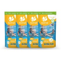 Kit Com 4 Refis 3,6l Ultra Floculante Decantador Piscina