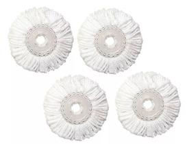 Kit Com 4 Refis Avulsos Para Esfregão