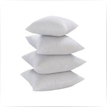 Kit Com 4 Refis De Almofada 45x45 Silicone Para Capas 40cm Kit Com 4 Refis De Almofada 45x45 Silicone Para Capas 40cm