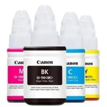 Kit Com 4 Refis de Tinta Canon Original Gi190 Gi190 Compatíveis com G1100 G2100 G3100 G3110 G3111 G4100 G4110 Kit Com 4 Refis de Tinta Canon Original Gi190 Gi190 Compatíveis com G1100 G2100 G3100 G3110 G3111 G4100 G4110