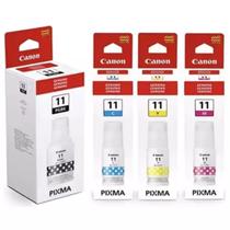 Kit Com 4 Refis de Tintas Originais Gi11 Gi11 Para Impressoras G2160 G3160 Kit Com 4 Refis de Tintas Originais Gi11 Gi11 Para Impressoras G2160 G3160
