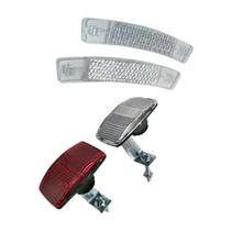 Kit com 4 Refletores Dianteiro Traseiro e Raio Modelo SH Kit com 4 Refletores Dianteiro Traseiro e Raio Modelo SH