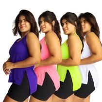 Kit com 4 Regatas Tampa Bumbum Para Academia Treino Kit com 4 Regatas Tampa Bumbum Para Academia Treino