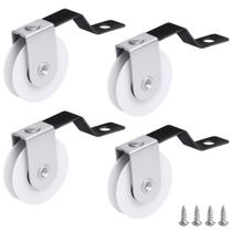 Kit com 4 roldanas de reposição para porta de tela deslizante Nkiy Quen, 1 polegada