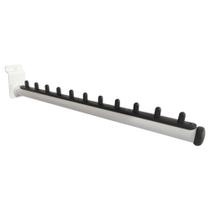 Kit com 4 Rt Arara Cabideiro P/ Painel Reto P/ Roupas Branco Kit com 4 Rt Arara Cabideiro P/ Painel Reto P/ Roupas Branco