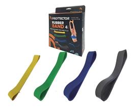 Kit Com 4 Rubber Band Mini Band Faixa Elástica Pilates Fisio Kit Com 4 Rubber Band Mini Band Faixa Elástica Pilates Fisio