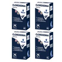 Kit Com 4 Sabonetes Caes e Gatos World 80G Clorexidina Dugs Kit Com 4 Sabonetes Caes e Gatos World 80G Clorexidina Dugs