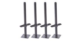 Kit com 4 sapata ajustável para andaime - metalpama Kit com 4 sapata ajustável para andaime - metalpama