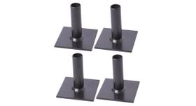 Kit com 4 sapata simples fixa para andaime - metalpama