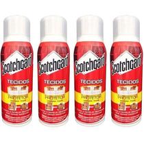 Kit com 4 Scotchgard 3M Protetor de Tecidos Repelente a Agua SPRAY 353ML