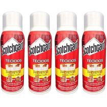 Kit com 4 Scotchgard 3M Protetor de Tecidos Repelente a Agua SPRAY 353ML