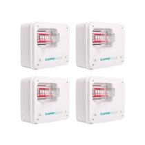 Kit com 4 String Box Solar Clamper 4E/2S 1040V 20A (4D)