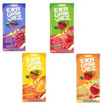 Kit com 4 Sucos de Frutas - Era uma Vez Kit com 4 Sucos de Frutas - Era uma Vez