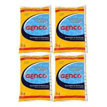 Kit Com 4 Sulfato De Alumínio Decantador 2kg Genco