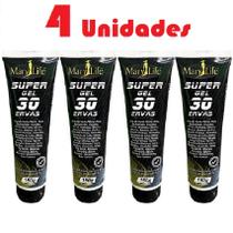 Kit com 4 Super Gel 30 Ervas 150g Efeito Gelo Quente