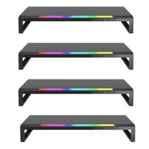 Kit com 4 Suportes Base para Monitor RGB Ajustável Bright
