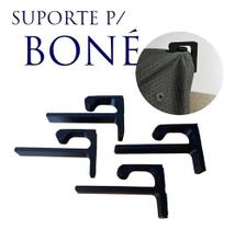 Kit Com 4 Suportes De Parede Para Pendurar Boné Dupla Face Kit Com 4 Suportes De Parede Para Pendurar Boné Dupla Face