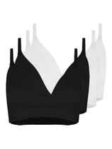 Kit com 4 Sutiãs sem Aro com Bojo Removível Hope 274840 Colorido