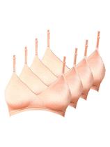 Kit com 4 Sutiãs sem Aro e sem Bojo Poás Demillus 61411 Kit com 4 Sutiãs sem Aro e sem Bojo Poás Demillus 61411