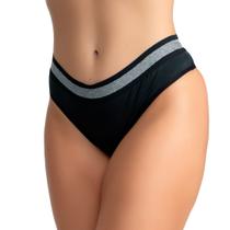 Kit com 4 Tangas Conforto Cintura Alta Manu Cores Sortidas 896 Kit com 4 Tangas Conforto Cintura Alta Manu Cores Sortidas 896