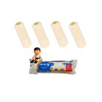 Kit com 4 tigre rolo de lã sintética 23 cm 1312