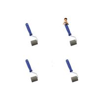 Kit com 4 tigre rolo espuma cinza 5cm 1340-050 Kit com 4 tigre rolo espuma cinza 5cm 1340-050