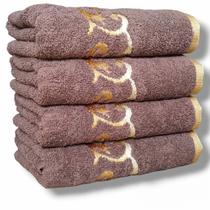 Kit com 4 Toalhas de rosto Grossas Gramatura 450 - Luxo Eden Kit com 4 Toalhas de rosto Grossas Gramatura 450 - Luxo Eden