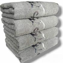 Kit com 4 Toalhas de rosto Grossas Gramatura 450 - Luxo Eden