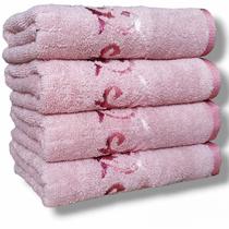 Kit com 4 Toalhas de rosto Grossas Gramatura 450 - Luxo Eden